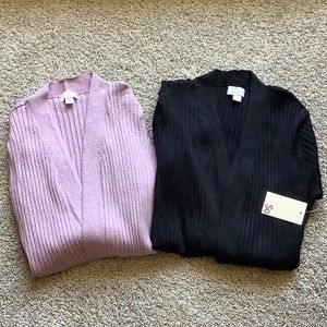 Lavender and Black So Sweaters
